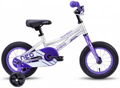 Велосипед 12 "Apollo Neo girls фіолетовий / білий