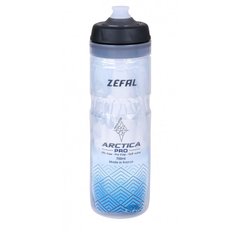 Фляга Zefal Arctica Pro термос пластик/пластик, кришка Lock-Cap System, сріблясто-синя
