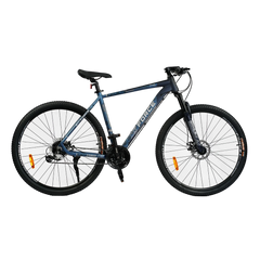 Велосипед Corso X-Force 29" рама алюмінієва 21", обладнання Shimano Altus, 24 швидкості, вилка MOMA, сірий з чорним (XR-29335)