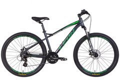 Велосипед 27.5" Leon XC-90 SE AM DD 2022 (графитовый с зеленым (м))