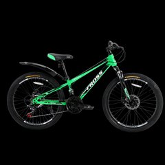 Велосипед Cross Focus 24" Зелений-чорний