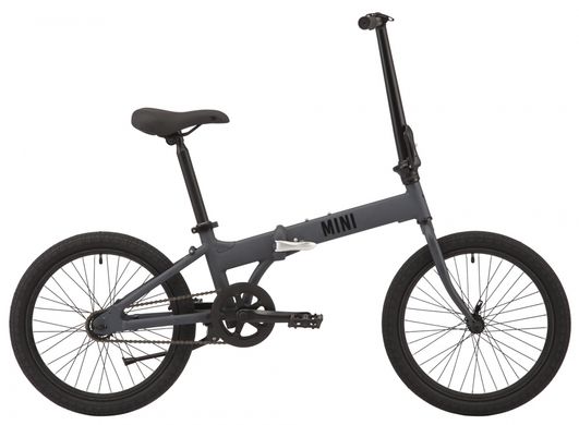 Велосипед складной Pride Mini 1 серый 2021