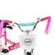 Велосипед Corso Maxis 16", сталь, ножні гальма, з кошиком, рожевий з блакитним - 3