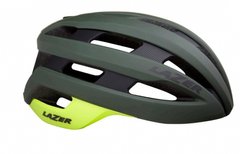 Шлем шоссейный Lazer Sphere темно-зеленый / неоново зеленый