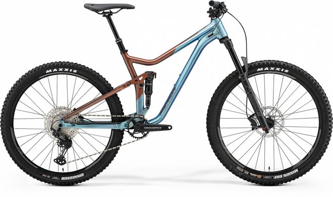 Велосипед 29 "Merida ONE-FORTY 600 silk bronze / blue 2021