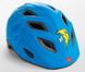 Шлем детский MET Elfo Genio с мигалкой Blue Dinosaurs | Glossy - 2