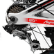 Велосипед 20'' CORSO Speedline, магниевая рама, Shimano, 7 скоростей, белый с красным (MG-56818) - 8