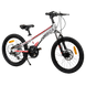 Велосипед 20'' CORSO Speedline, магниевая рама, Shimano, 7 скоростей, белый с красным (MG-56818) - 3