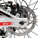 Велосипед 20'' CORSO Speedline, магниевая рама, Shimano, 7 скоростей, белый с красным (MG-56818) - 7
