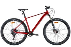 Велосипед 29" Leon TN-40 AM Hydraulic lock out HDD 2022 (червоний з чорним)