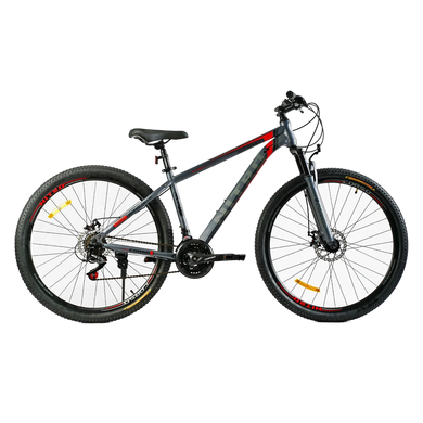 Велосипед CORSO Nitro 29" (NT-29903), сталь, дисковые тормоза, рама 19" черный с красным