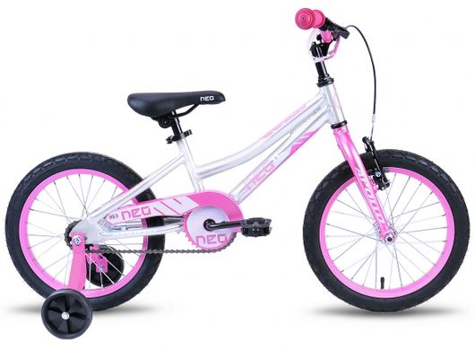 Велосипед 16" Apollo Neo girls розовый/белый