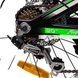 Велосипед 20'' CORSO Speedline магниевая рама, Shimano, 7 скоростей, зеленый с черным (MG-74290) - 8
