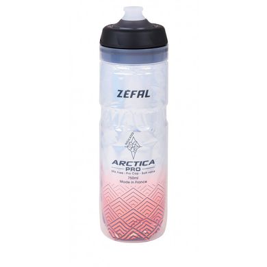 Фляга Zefal Arctica Pro термос пластик / пластик, кришка Lock-Cap System, червона