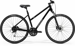 Велосипед 28 "Merida CROSSWAY 100 L glossy black (matt silver) дві тисячі двадцять один
