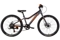 Велосипед AL 24" FORMULA ACID DD 2022 серо-оранжевый