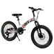 Велосипед 20" CORSO T-REX магнієва рама, обладнання MicroShift, 7 швидкостей, біло-чорний (64899) - 3