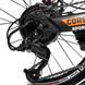 Велосипед 20" CORSO T-REX магнієва рама, обладнання MicroShift, 7 швидкостей, чорно-червоний (70432) - 8