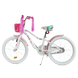 Велосипед Corso Sweety 20", алюмінієва рама, ножні гальма, білий - 4