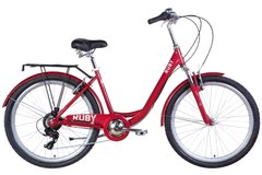 Велосипед 26" Dorozhnik RUBY AM, алюминий, амортизационная вилка, 7 ск. красный