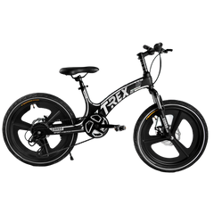 Велосипед 20 '' CORSO T-REX, магнієва рама та диски, обладнання MicroShift, 7 швидкостей, чорний (TR-66205)