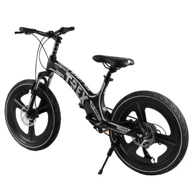 Велосипед 20'' CORSO T-REX, магниевая рама и диски, оборудование MicroShift, 7 скоростей, черный (TR-66205)