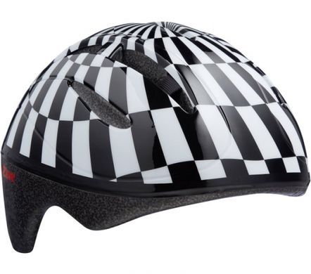 Шлем детский Lazer Bob черно-белый, 46-52 см