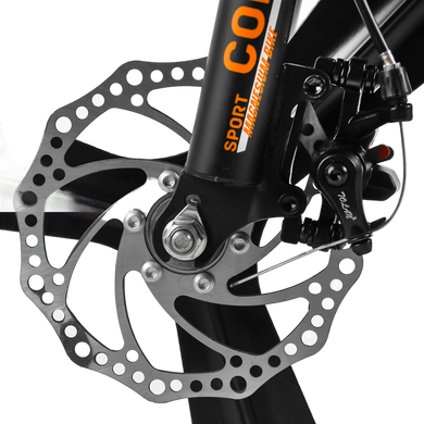 Велосипед 20'' CORSO T-REX, магниевая рама и диски, оборудование MicroShift, 7 скоростей, черный (TR-77006)