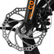 Велосипед 20 '' CORSO T-REX, магнієва рама та диски, обладнання MicroShift, 7 швидкостей, чорний (TR-77006) - 5