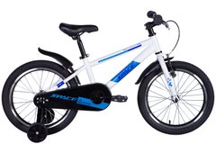 Велосипед  20" SPACE KID GEON сталь  рама-10" бело-голубой с крылом Pl 2024