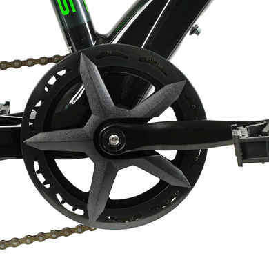 Велосипед 20" Corso F35, магниевая рама, 7 скоростей, Shimano черный (MG-20355)