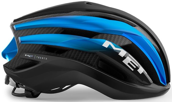 Шлем MET Trenta 3K Carbon Black Blue Metallic | Matt Glossy