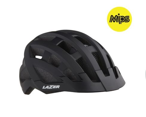 Шлем Lazer Compact dlx Mips черный матовый