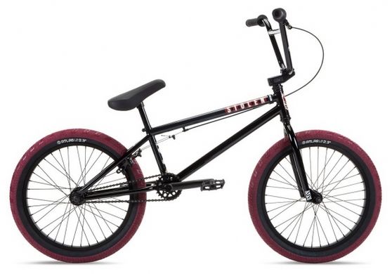 Велосипед BMX 20 "Stolen CASINO XL 21.0" BLACK & BLOOD RED 2022