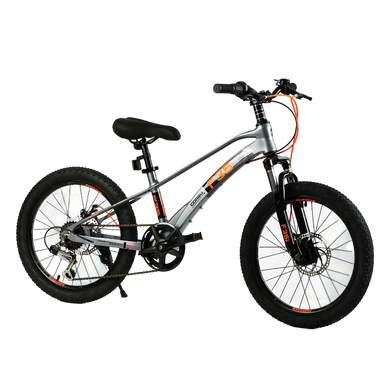 Велосипед 20" Corso F35, магниевая рама, 7 скоростей, Shimano серый (MG-20415)