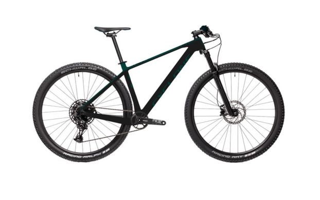Велосипед Cyclone PRO 1 carbon 29" черно- зеленый 2021