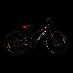 Велосипед CROSSBIKE Spark D 24" Черный-Красный