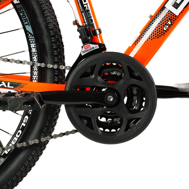 Велосипед Corso 26" «Global» GL-26128 рама сталева 13’’, обладнання Saiguan 21 швидкість, помаранчевий