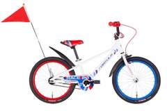 Велосипед 20" Formula RACE 2022 (білий з червоним та синім)