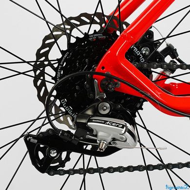 Велосипед CORSO SPIRIT 20" TK - 20140 рама сталева 12``, 7 швидкостей Shimano, помаранчевий