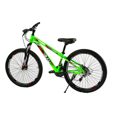 Велосипед Corso 26" «Global» GL-26639 рама сталева 13’’, обладнання Saiguan 21 швидкість, зелений