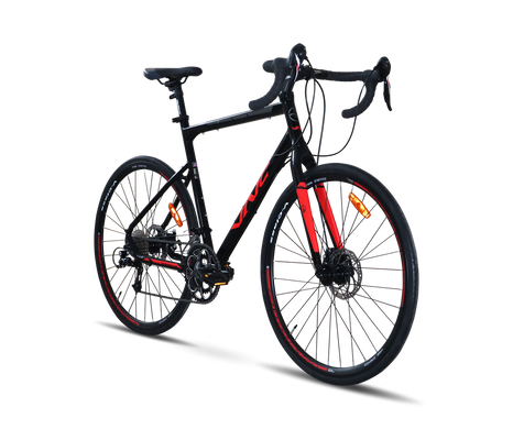 Велосипед VNC TimeRacer A9 SH, 28", Black-Red 2023