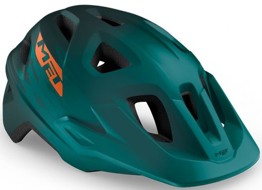 Шлем MET Echo Alpine Green Orange | Matt
